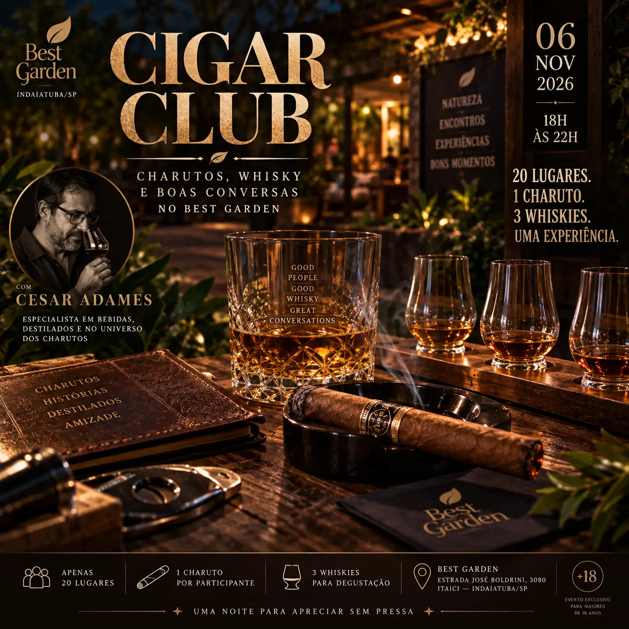 Cigar Clube Best Garden