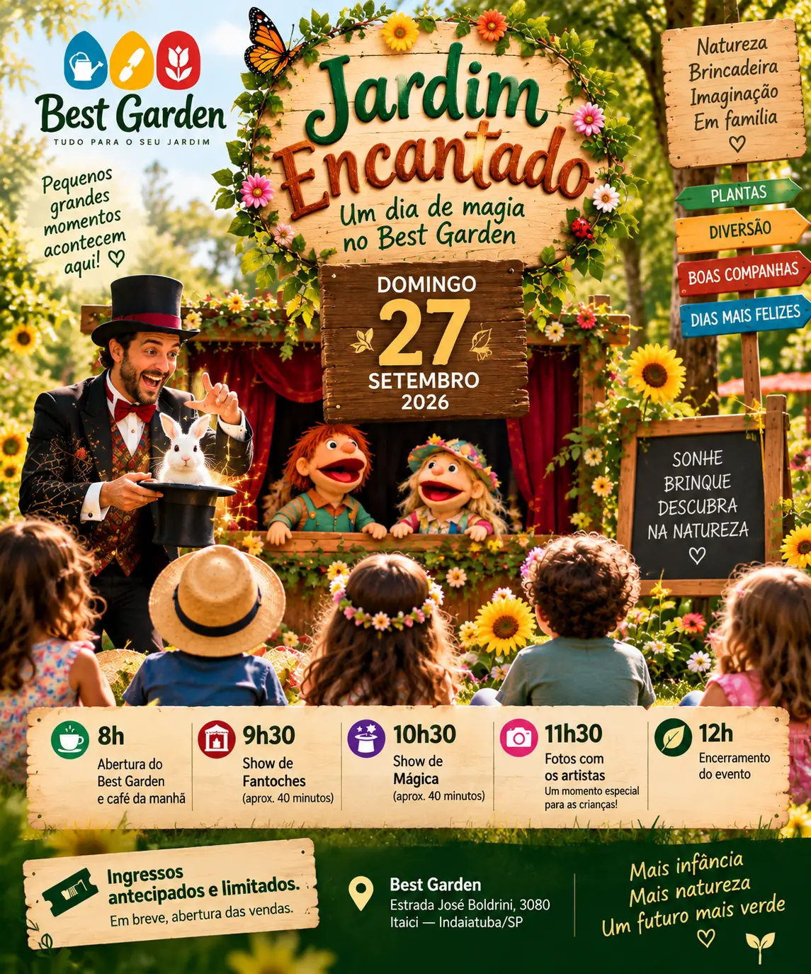 Jardim Encantado 27 de setembro - Best Garden